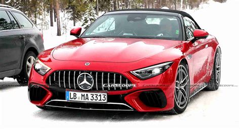 2023 Mercedes-AMG SL63 E-Performance Plug-in Hybrid Spied Looking ...