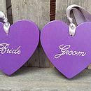 bride and groom hearts by giddy kipper | notonthehighstreet.com