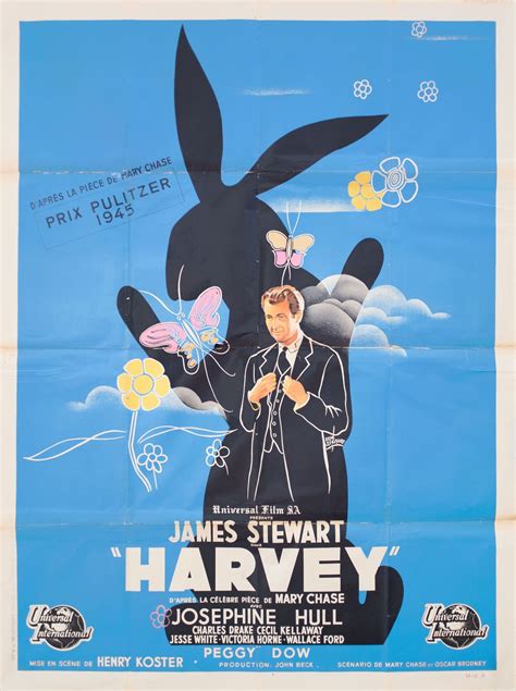 Harvey Original 1950 French Grande Movie Poster - Posteritati Movie ...