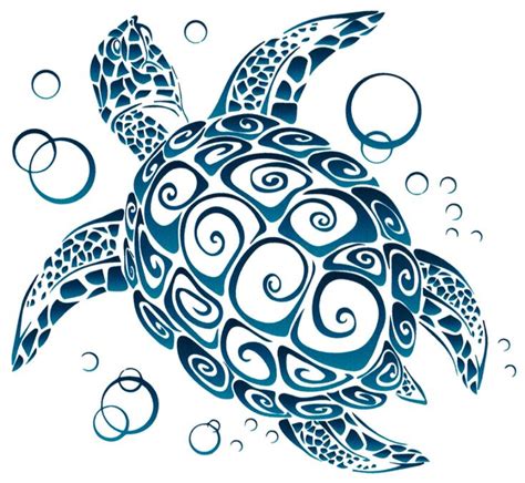 Tribal Sea Turtle - Bumper Sticker / Decal - Peace Resource Project ...