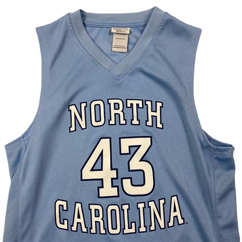 UNC Tar Heels 43 Basketball Jersey M | Etsy