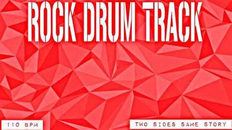 ROCK DRUM TRACK - 110 BPM (FREE) - YouTube