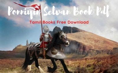 Ponniyin Selvan Book Pdf | Ponniyin Selvan Novels Pdf Download