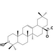 Chemical structure of oleanolic acid 1. | Download Scientific Diagram