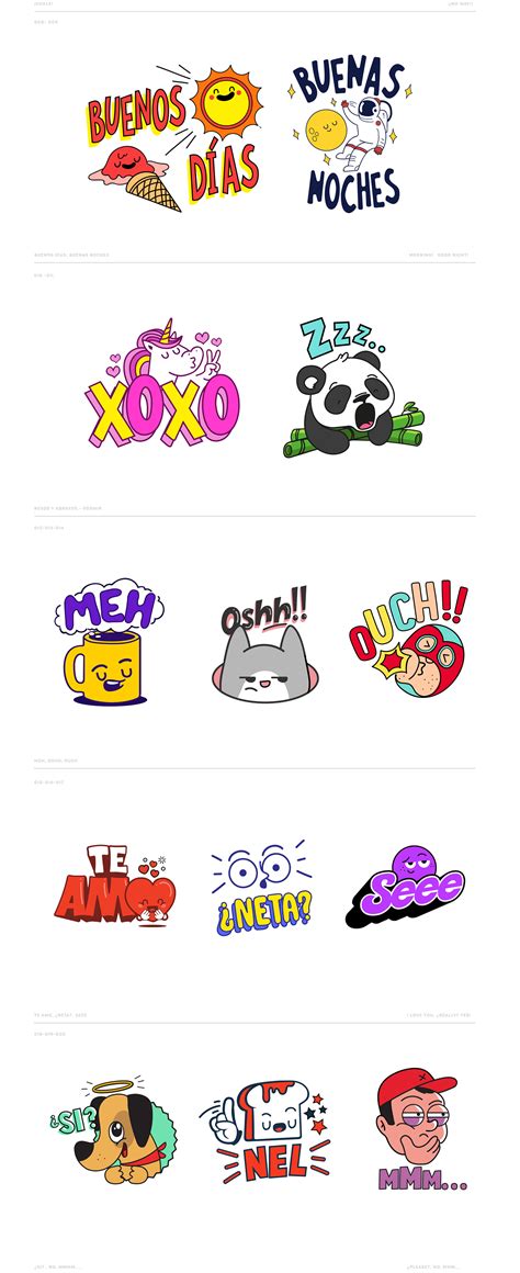 Snapchat Stickers on Behance