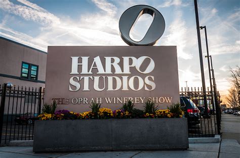 Oprah Winfrey Harpo Studios Sign In Chicago Stock Photo - Download ...