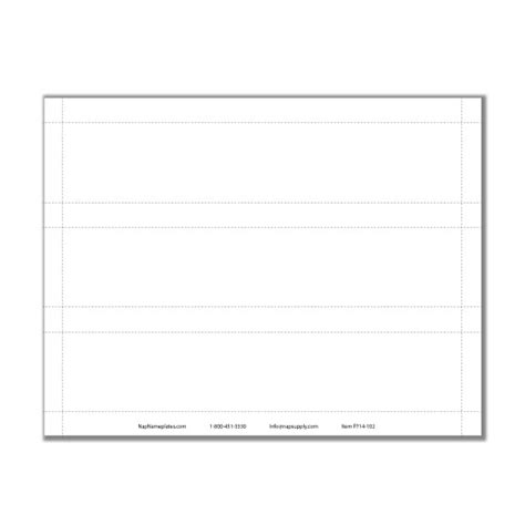 Name Plate Template Microsoft Word | PDF Template