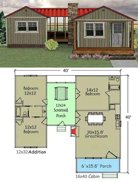 Floor Plains For Living In 12X24 Shed - Tiny shed home plans free floor plans for a 16x40 garden ...