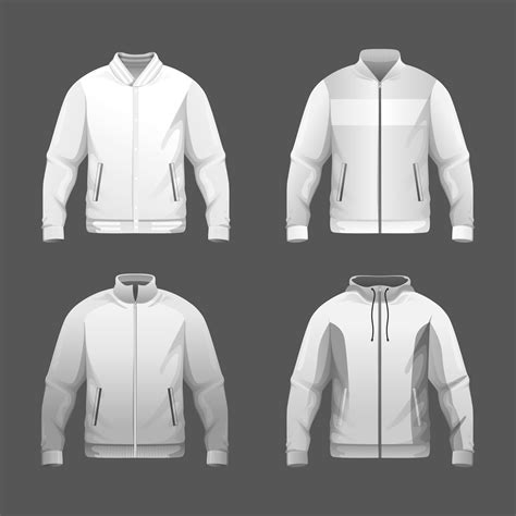 Jacket Mockup Collection 2859924 Vector Art at Vecteezy