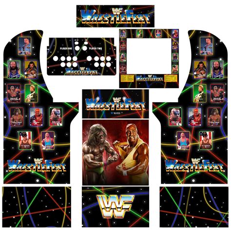 Arcade1up Control Panel Custom Graphics, Riser Decals & Side Art - Game ...