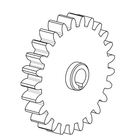 Involute Gear - Mechanical Drafting Services