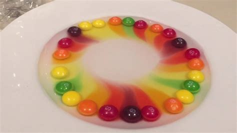 Rainbow Skittles water experiment - YouTube