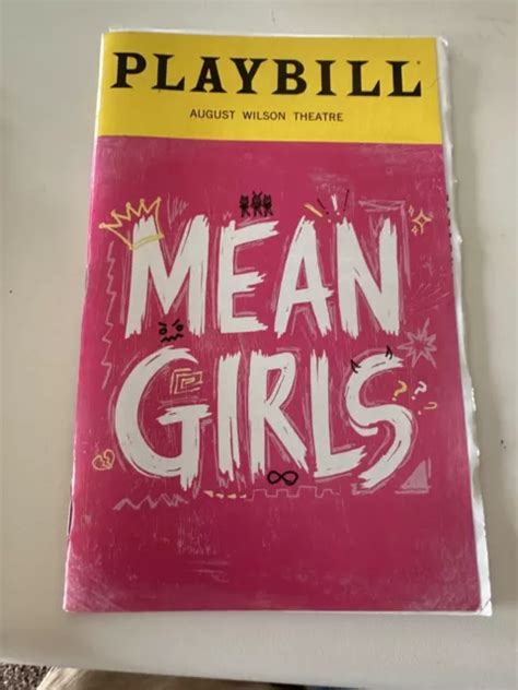 MEAN GIRLS BROADWAY Playbill $75.00 - PicClick