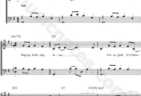 Happy Birthday Jesus Sheet Music | Just For Fun | Pinterest | Sheet music, Birthdays and Happy