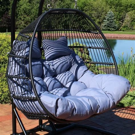 Hickey 2 Person Porch Swing | Swinging chair, Egg swing chair, Hanging ...