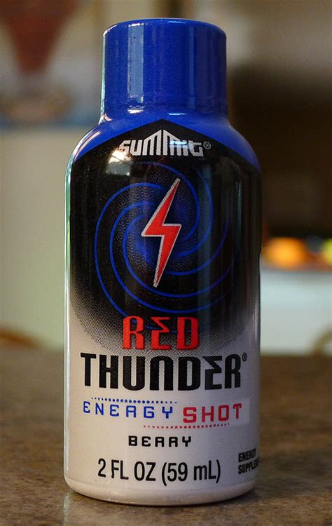 Shop at Aldi and Save Money!: Red Thunder Energy Shot