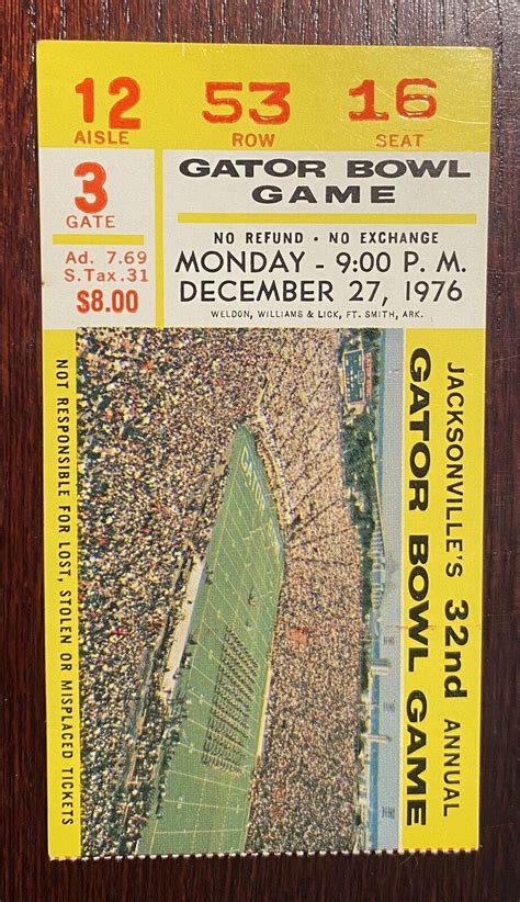 Authentic Notre Dame Football Ticket Stubs | eBay