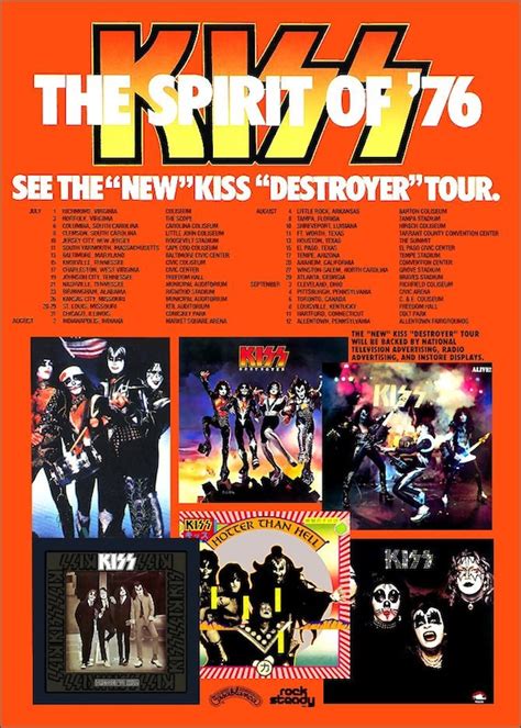 KISS DESTROYER TOUR Promo Poster Stand-Up Display