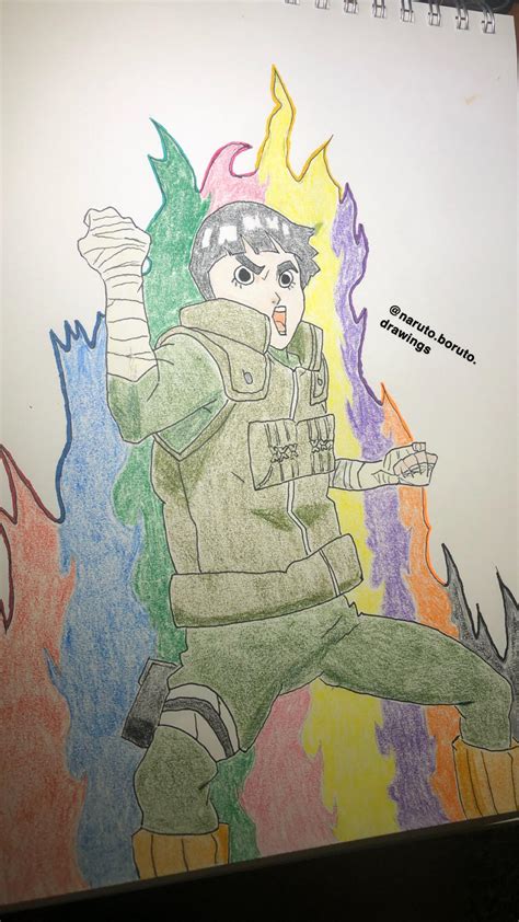 my completed Rock Lee, representing all 8 inner gates. : r/Naruto