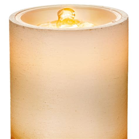 Real Wax LED Water Fountain Candle