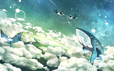 Anime Whale Wallpapers - Wallpaper Cave