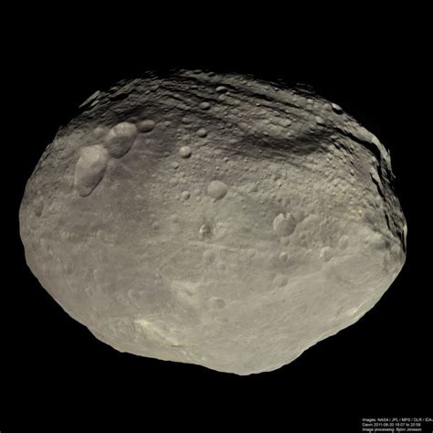 Global view of Vesta in natural color | The Planetary Society | Global views, Space images, Vesta