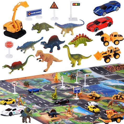 Amazon Lowest Price: 41-Piece Dinosaur/Car/Toys Sets with Play Mat $12.49 After Code