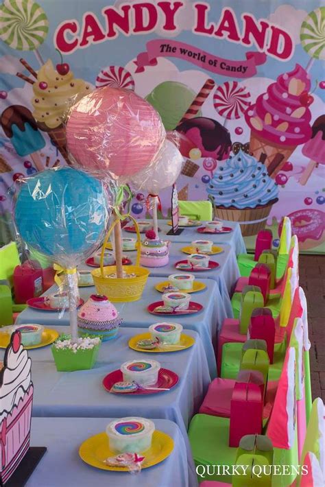 Candy Land Birthday Party Ideas | Photo 1 of 61 | Candy birthday party, Candy themed party ...