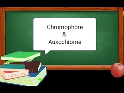 Chromophore & Auxochrome (Basics explained) - YouTube