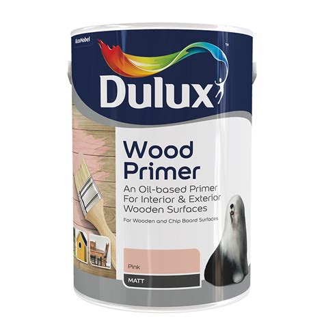 Dulux Primer For Wood - 5L - Pink - Mica Online