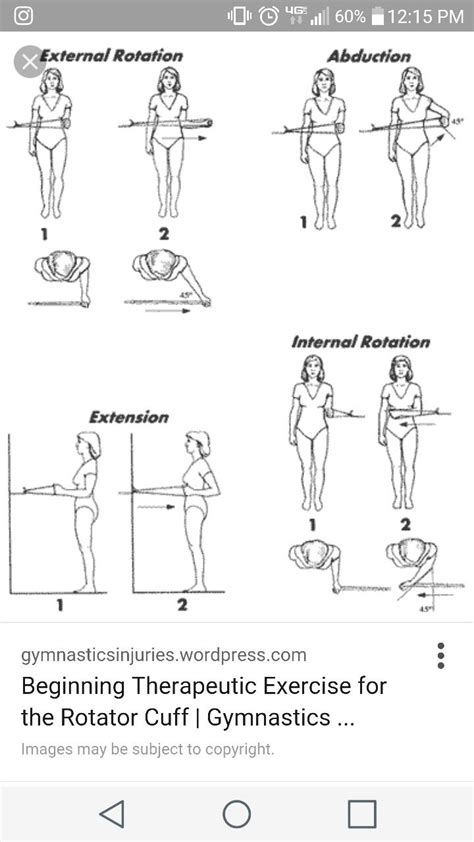 Printable Exercises For Shoulder Impingement