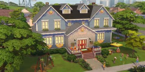 The Sims 4 Player Recreates the Impressive House from the Seasons Trailer