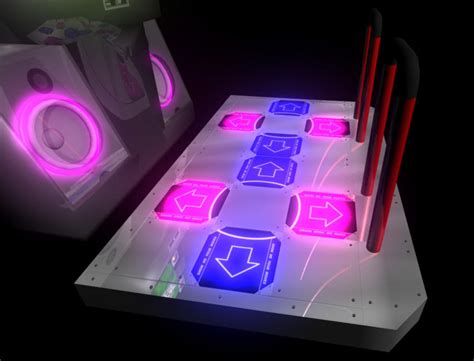 3D DDR Machine - Pad by cfusionpm on DeviantArt