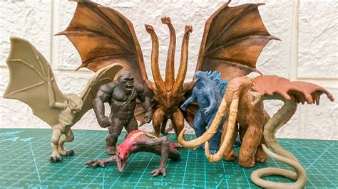 Godzilla vs Kong Mini Figures Unboxed! (Playmates Toys) - YouTube