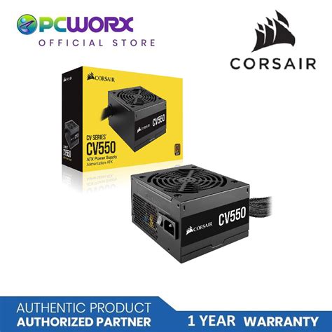 Corsair CV750 750Watts 80+ Bronze Certified PSU Power Supply Unit ...