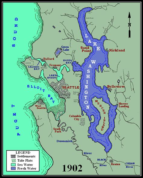 Map Of Lake Washington - quotes for loss of dog