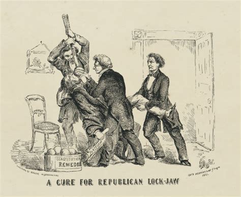 U.S. Senate: This 1861 political cartoon offers a critique of the ...