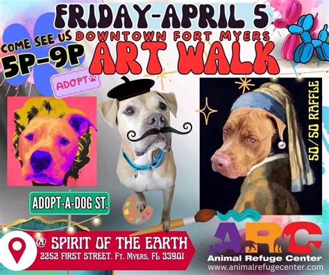 Downtown Fort Myers Art Walk — The Animal Refuge Center (ARC)