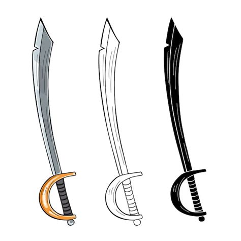 Pirate Sword Vector