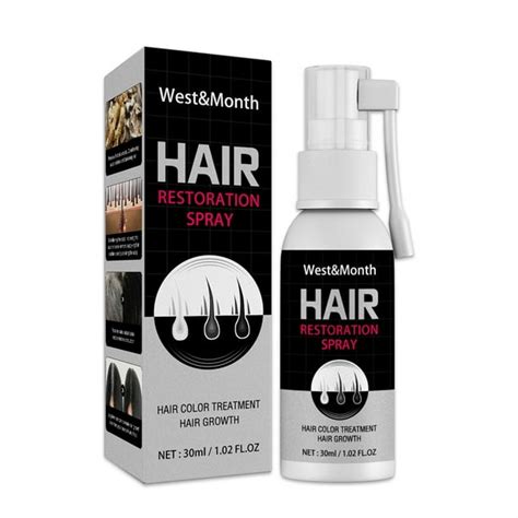 30ml Black Hair Spray Non-greasy Moisturizing Effective Anti-Hair Loss ...