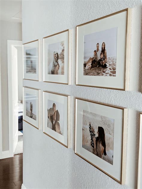 Get this sleek, minimal, and modern looking gallery wall all from Amazon. Affordable frames that ...
