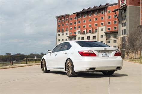 Drop of Luxury: Lexus LS460 Complemented With Bronze Custom Wheels by ...