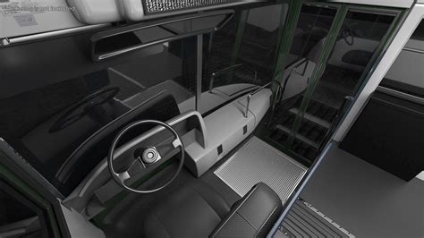 3D Prison Bus Exterior Only - TurboSquid 1780532