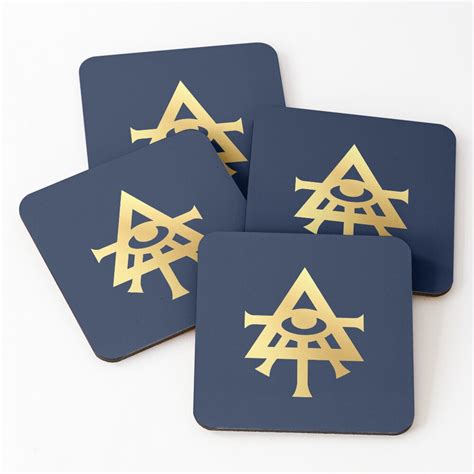 "Runes of Warding" Coasters (Set of 4) for Sale by theWebway | Redbubble