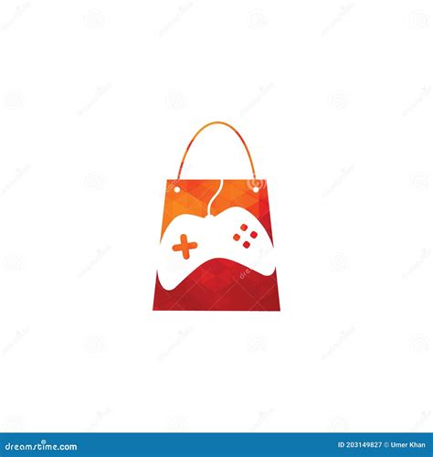 Game Shop Logo Template Design Vector. Stock Vector - Illustration of ...