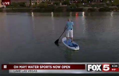 Fox5 Paddleboarding Lake Las Vegas Water Sports - Lake Las Vegas