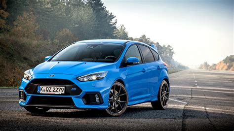 Preview Wallpaper Ford, Focus, Rs, Blue, Side View - Ford Focus Rs Mk3 ...