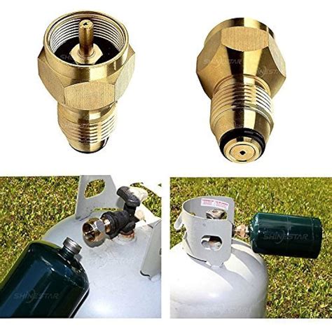 Propane Tank Refill Adapter Canister Filler Cylinder Lp Gas 1 Lb Brass ...