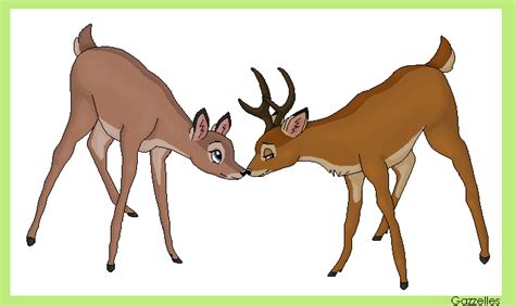 Bambi x Faline :: Spring Love by Gazzelles on DeviantArt