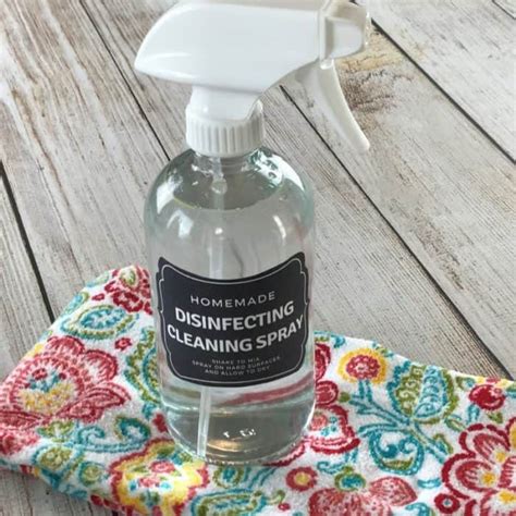 Homemade "Lysol" Disinfecting Cleaning Spray - One Essential Community